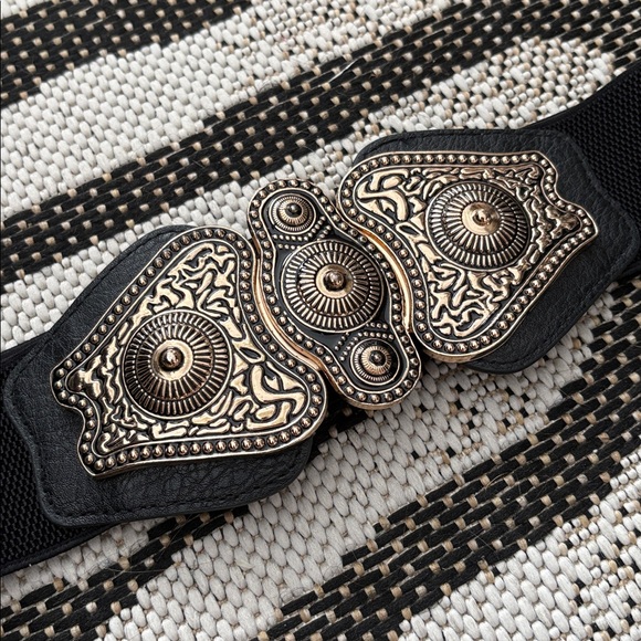 Vintage Style Elastic Belt, OS - Picture 4 of 9